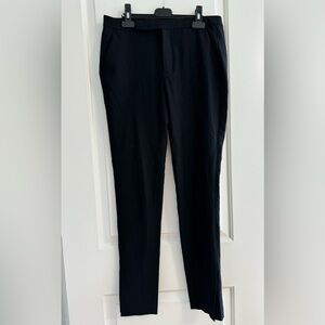 Alexander Wang Black Trousers with Slit Leg
